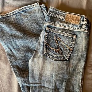 Silver “EDEN” jeans flare leg 31/35